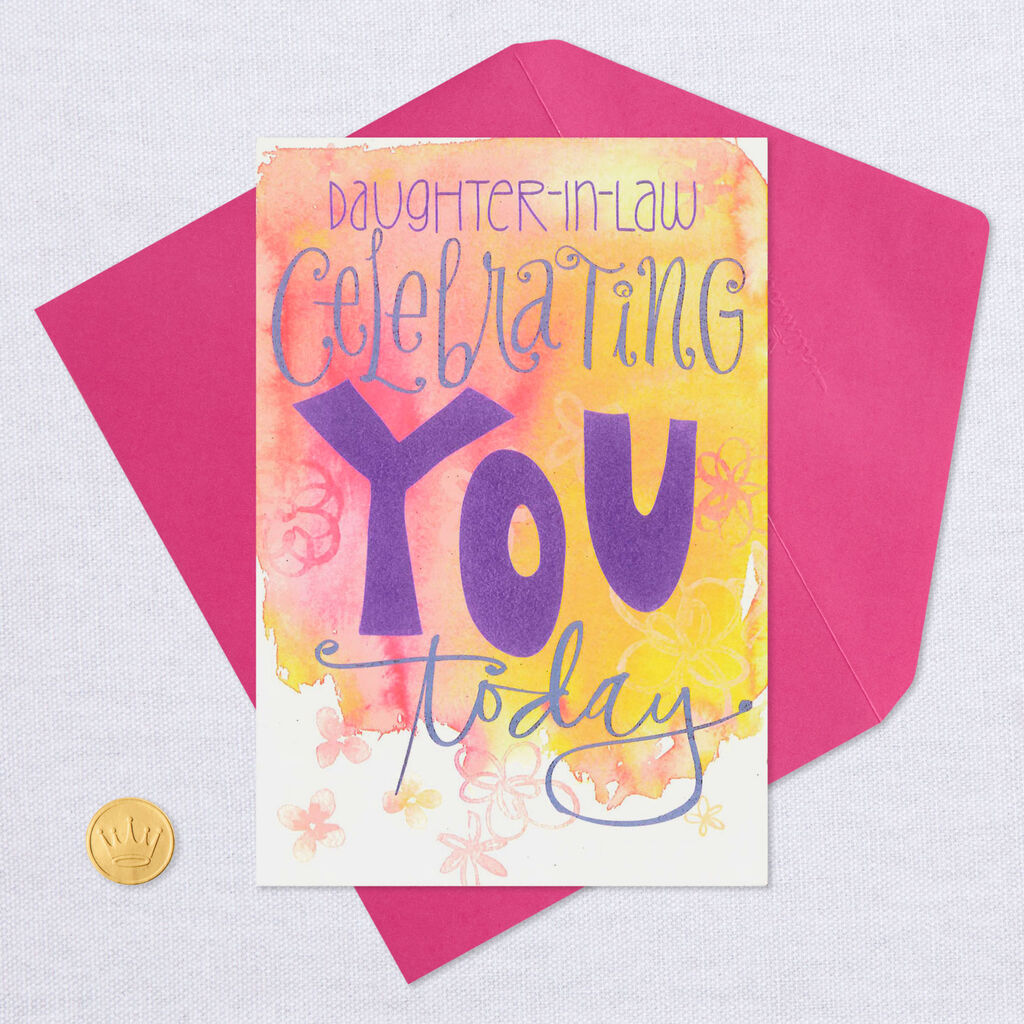 Daughter Of The Heart Birthday Card For Daughter In Law Greeting