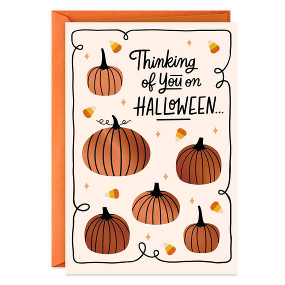 Thinking of You Is a Treat Halloween Card, , large image number 1