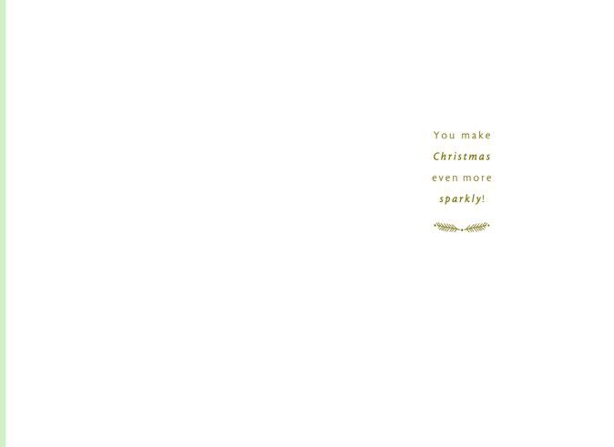 Sparkling Tree Christmas Card