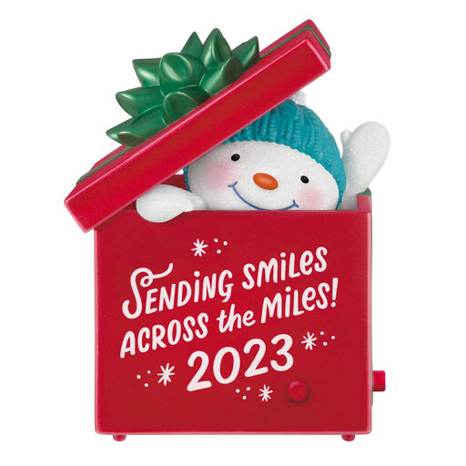 Smiles Across the Miles 2023 Recordable Sound Ornament, 