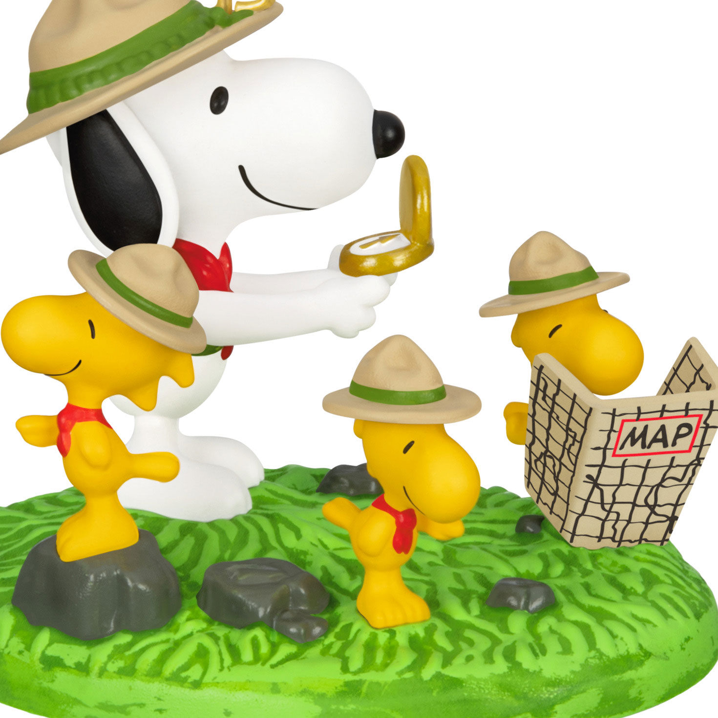Snoopy Beagle Scouts Keepsake Ornament closeup view image number 5