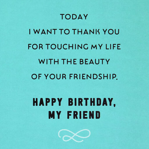 Friendships Get Deeper, Not Older Birthday Card, 