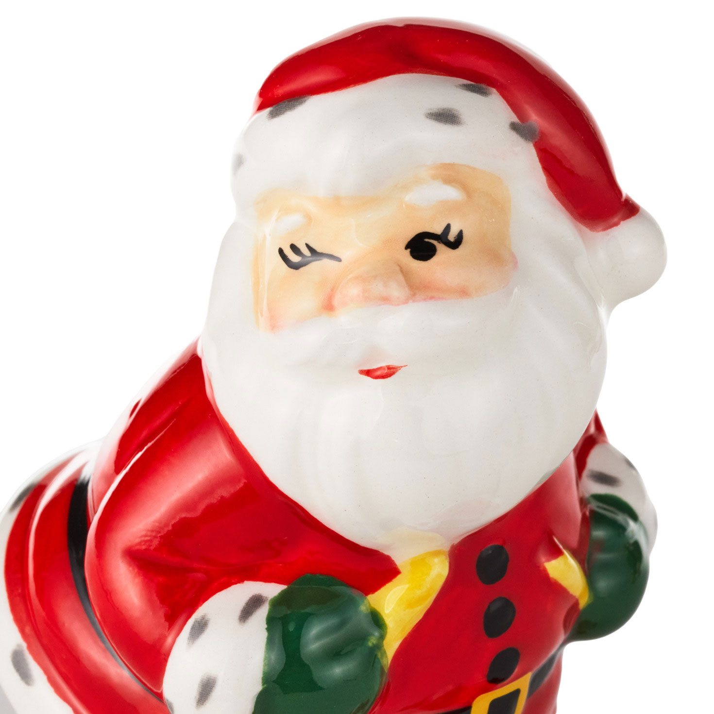 Santa On Candy Cane Skis Toothpick Holder  image number 4