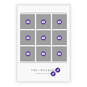 Lines on White Top Nine Flat Holiday Photo Card, , large image number 5