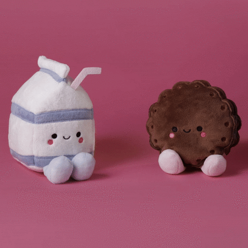 Better Together Milk and Cookie Magnetic Plush, 6", 