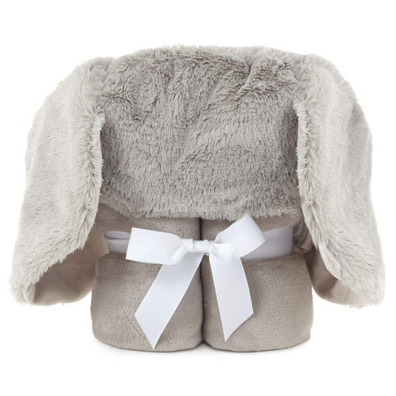 Baby Elephant Hooded Blanket With Pockets, , large image number 1
