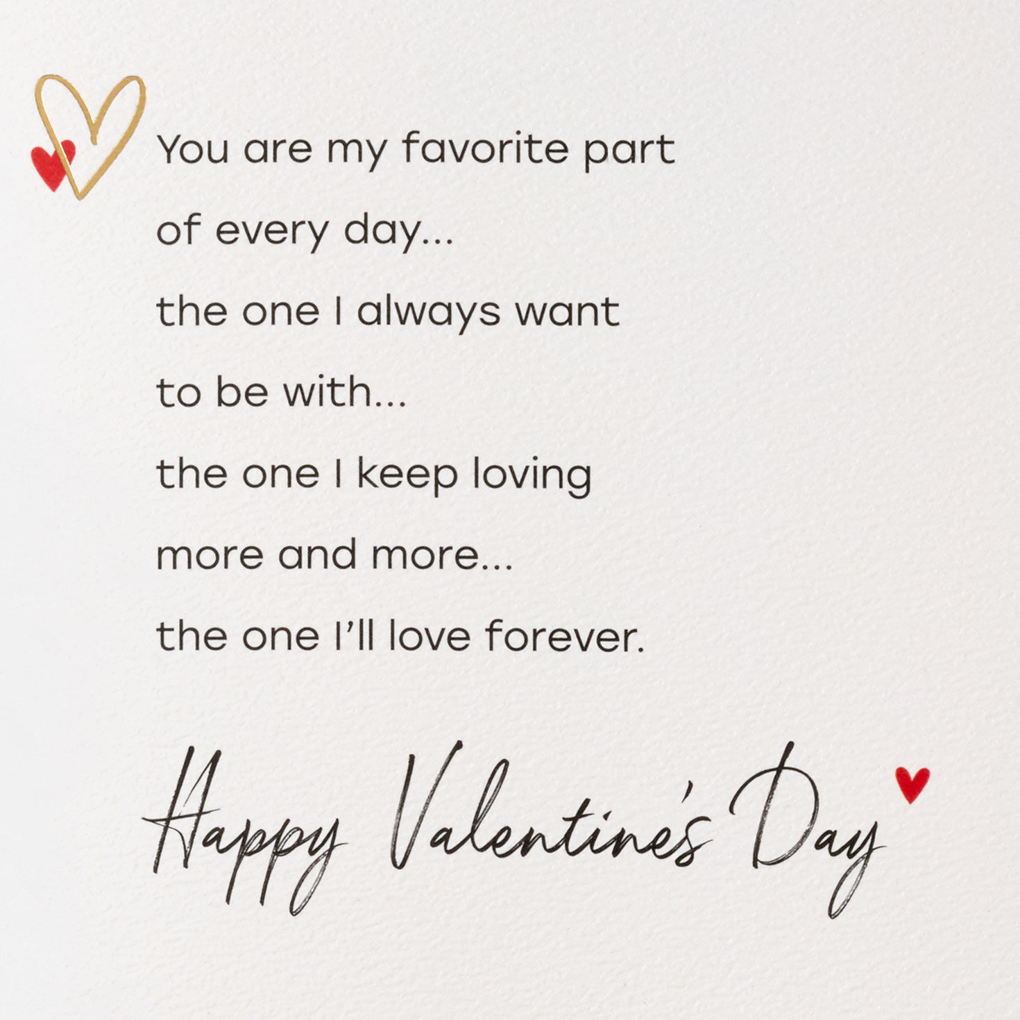 Love You Forever Romantic Valentine's Day Card for only USD 7.99 | Hallmark