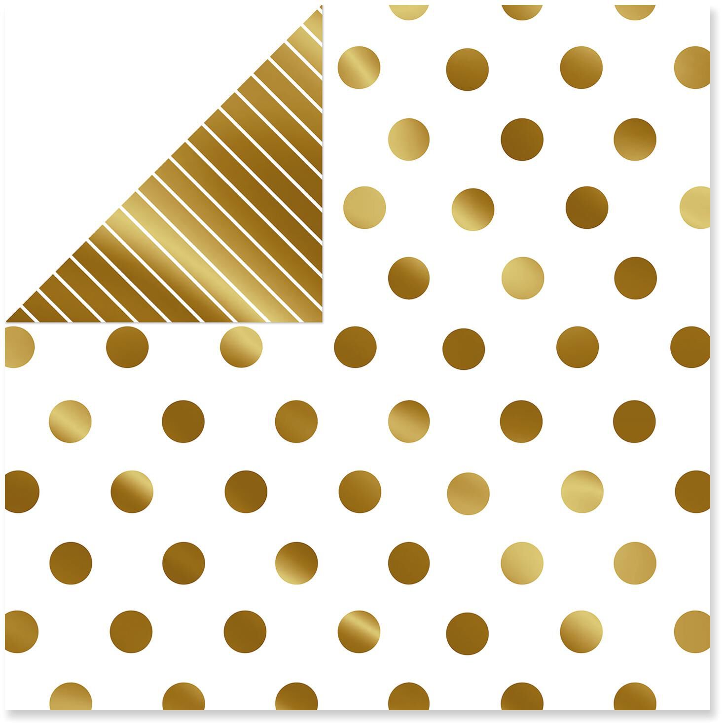 gold foil dots thin stripes foil reversible christmas wrapping paper gold christmas wrapping paper
