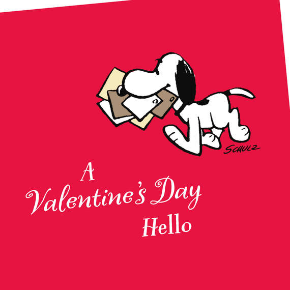 Peanuts® Snoopy Sweet Hello Valentine's Day Card, , large image number 4