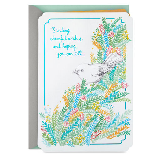 Sending Cheerful Wishes Get Well Card, 