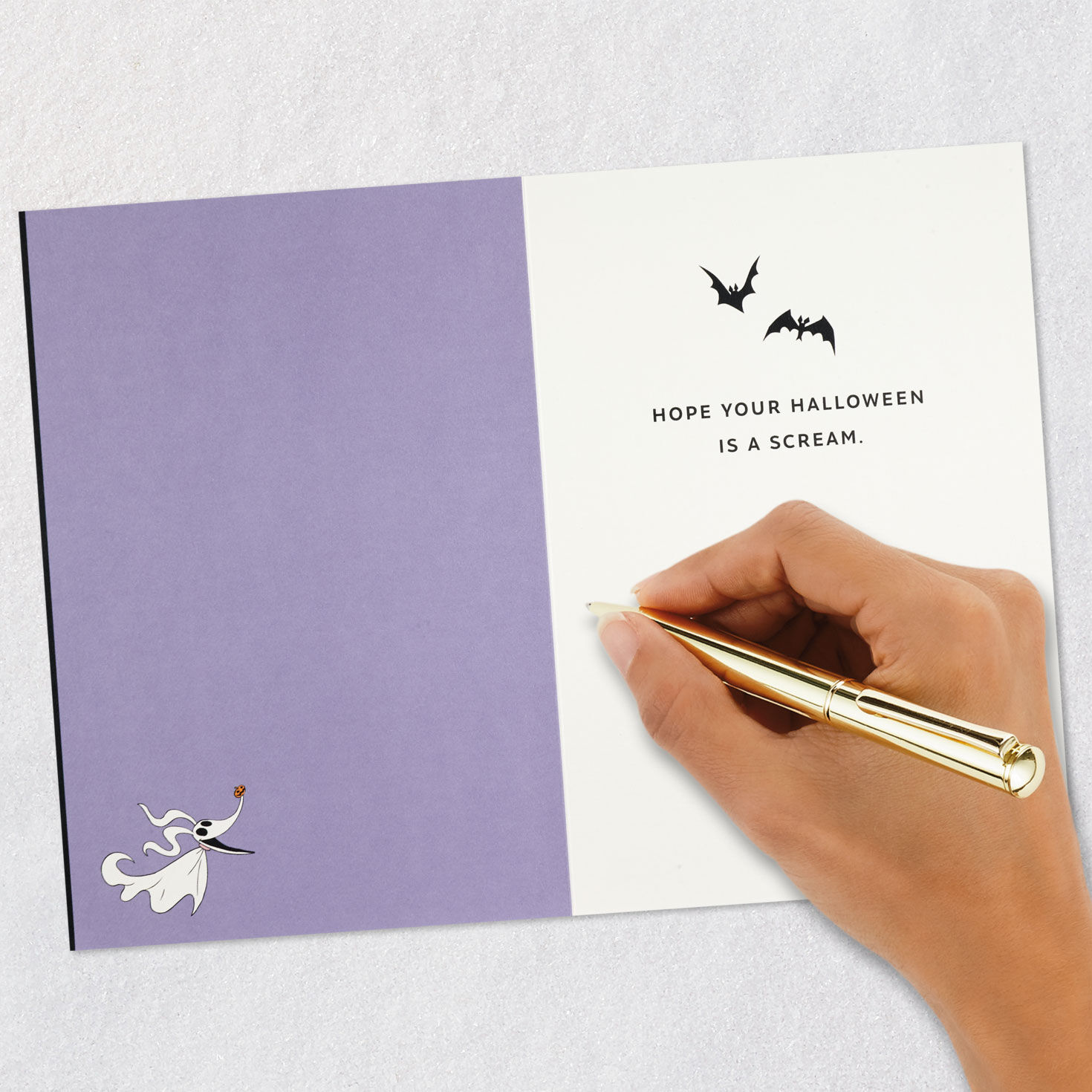 Disney Tim Burton's The Nightmare Before Christmas Good Scare Halloween Card, , large image number 6