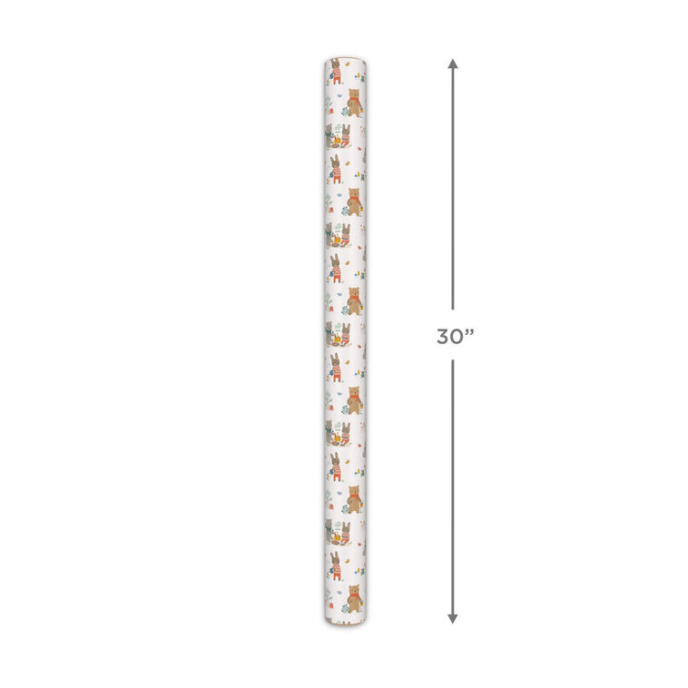 Bear and Bunny Picnic Wrapping Paper, 20 sq. ft., , large image number 5