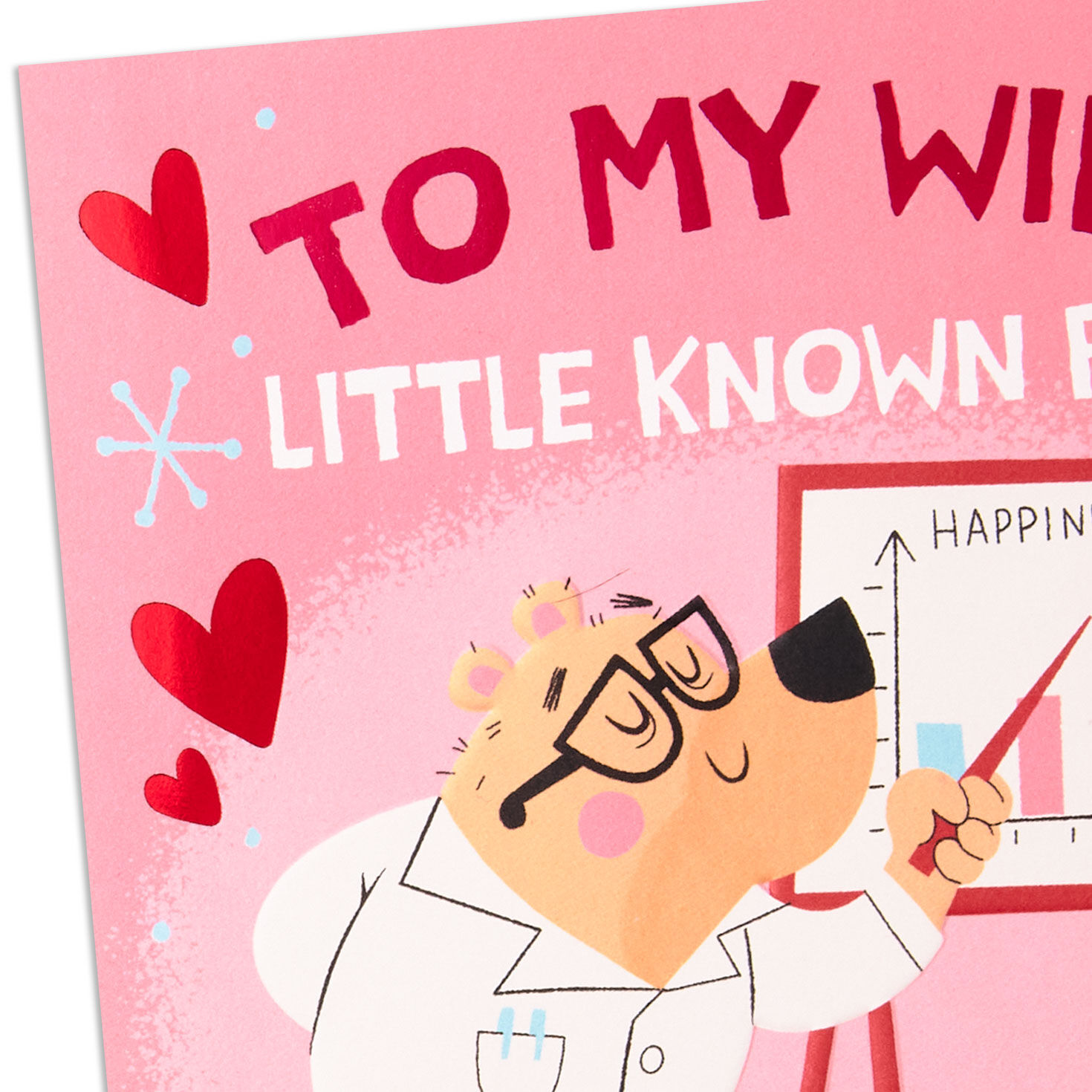 Bears Hugging Valentines Day Card for Wife Card Front Detail image number 4