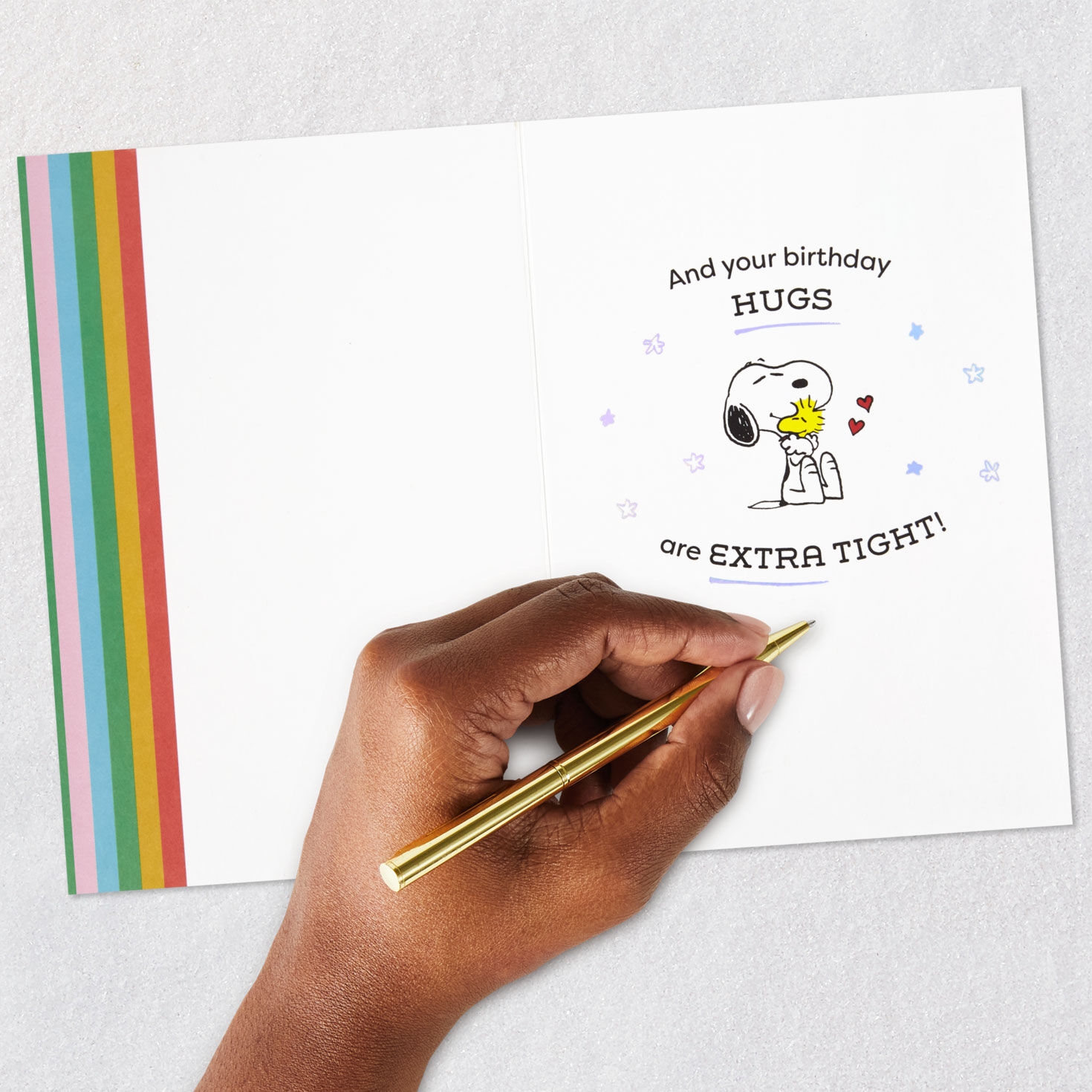 Peanuts&reg; Snoopy Happy Dance Hugs Birthday Card, , large image number 6