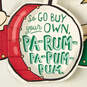 Little Drummer Squirrel Funny Pop-Up Money Holder Christmas Card, , large image number 2