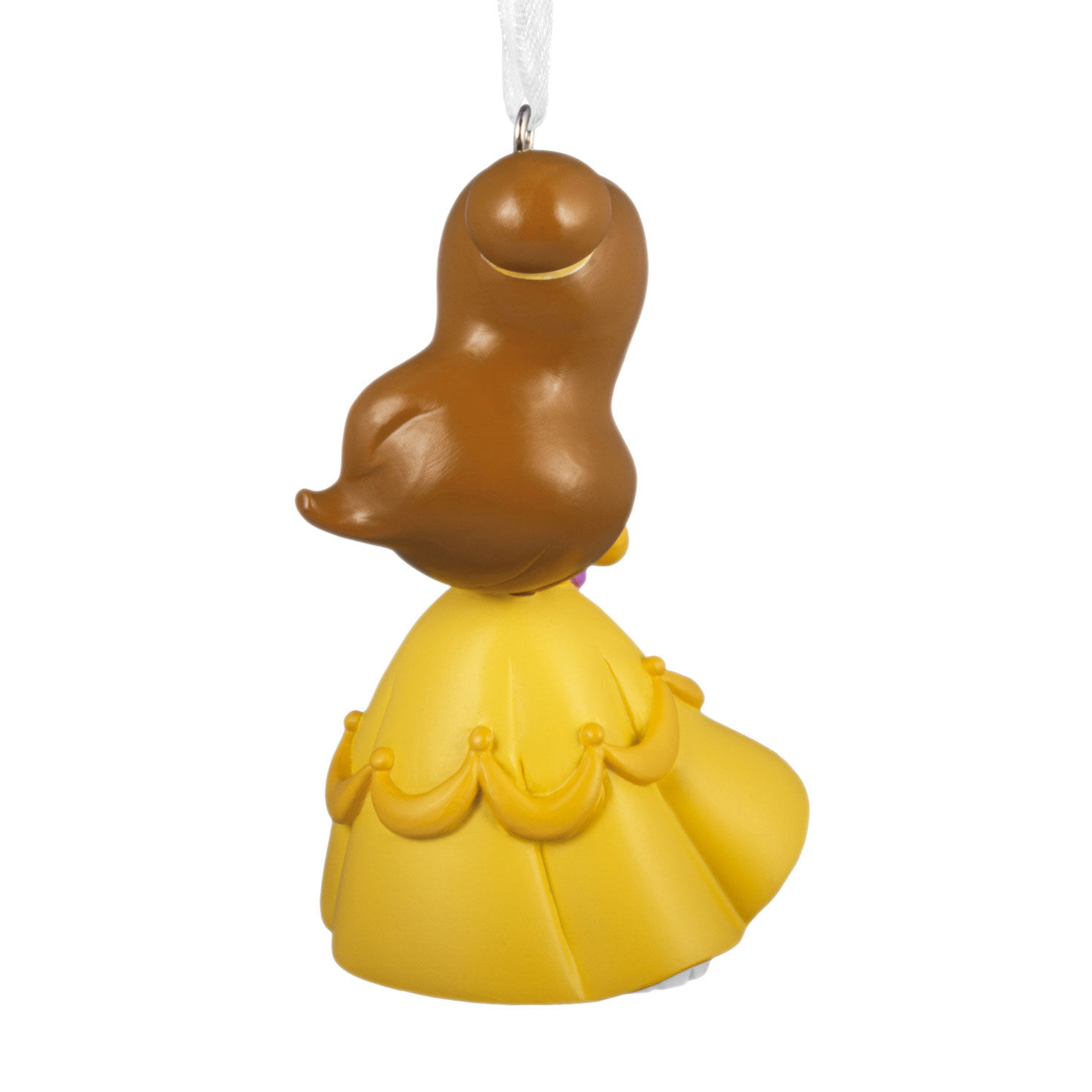 Princess Belle With Book Christmas Ornament Back image number 6