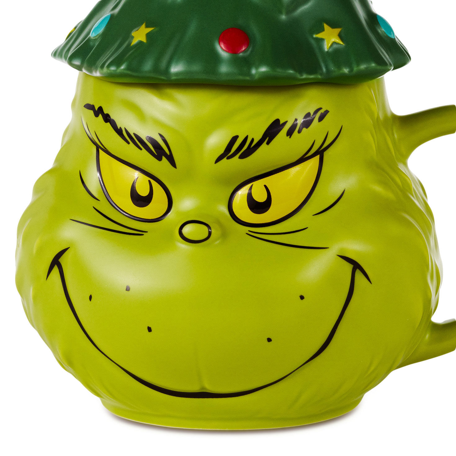 Grinch With Tree on Head Sculpted Mug  image number 4