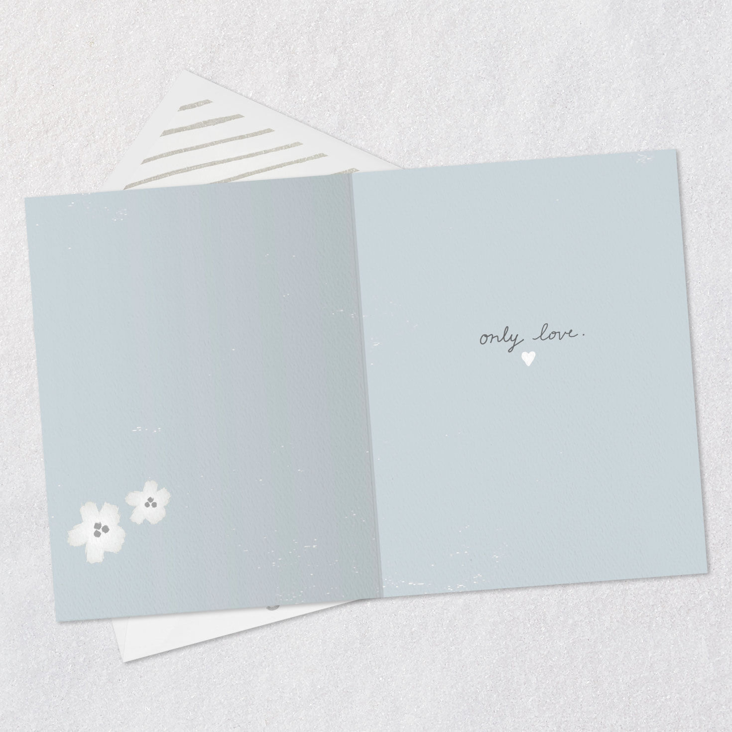 No Words, Only Love Sympathy Card, , large image number 3