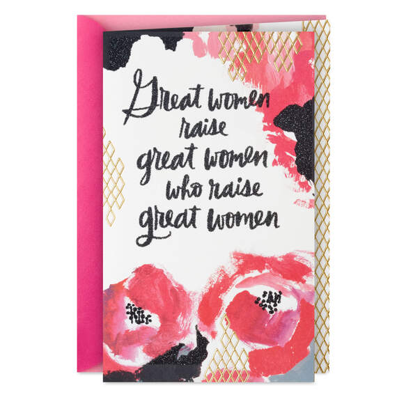 Great Women Raise Great Women Mother's Day Card for Grandma, , large image number 1