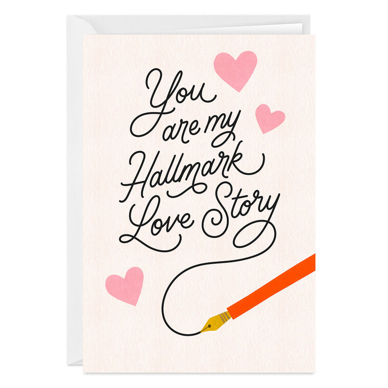 Sample Hallmark Writing My Hallmark Love Story Romantic Custom Card - Greeting Cards | Hallmark