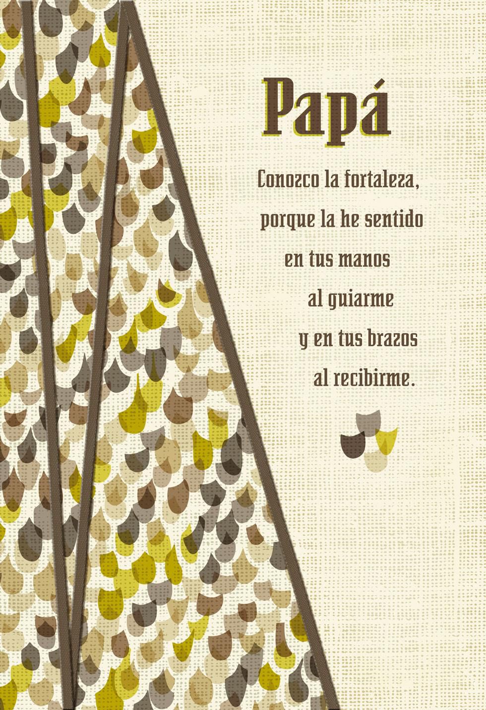 My Heart is Grateful for You Spanish-Language Father's Day Card for Dad
