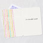 Colorful Dot Dash Pattern Thank You Card Open card with envelope image number 3