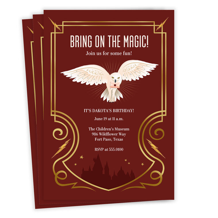Harry Potter™ Hedwig™ Birthday Invitation