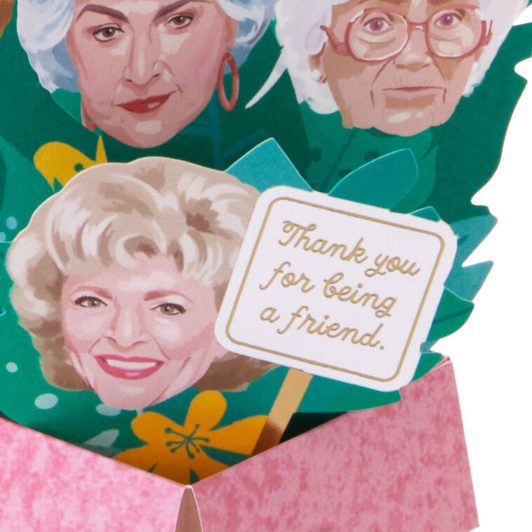 The Golden Girls Thank You for Being a Friend 3D Pop-Up Friendship Card, , large image number 3