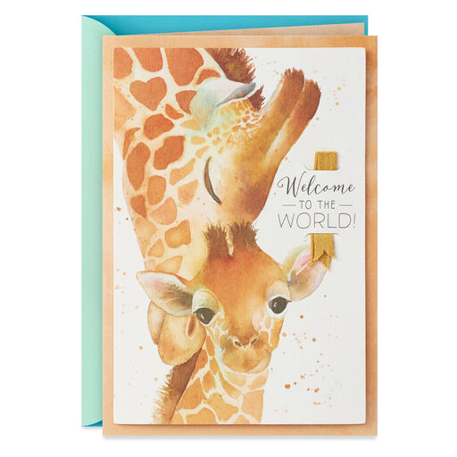 Welcome to the World New Baby Boy Card, 