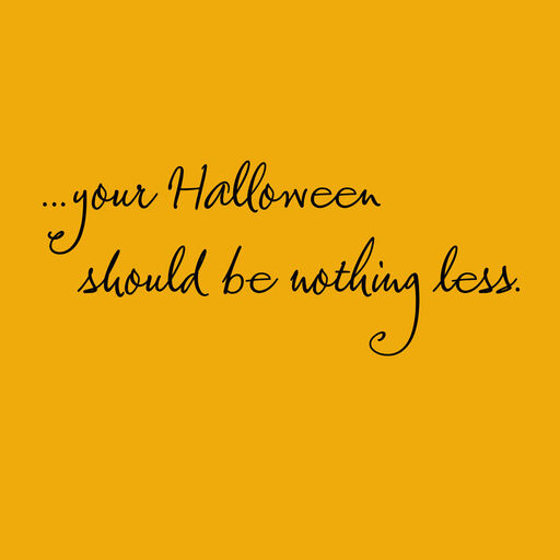 Nothing Less Than Fabulous Halloween Card, 