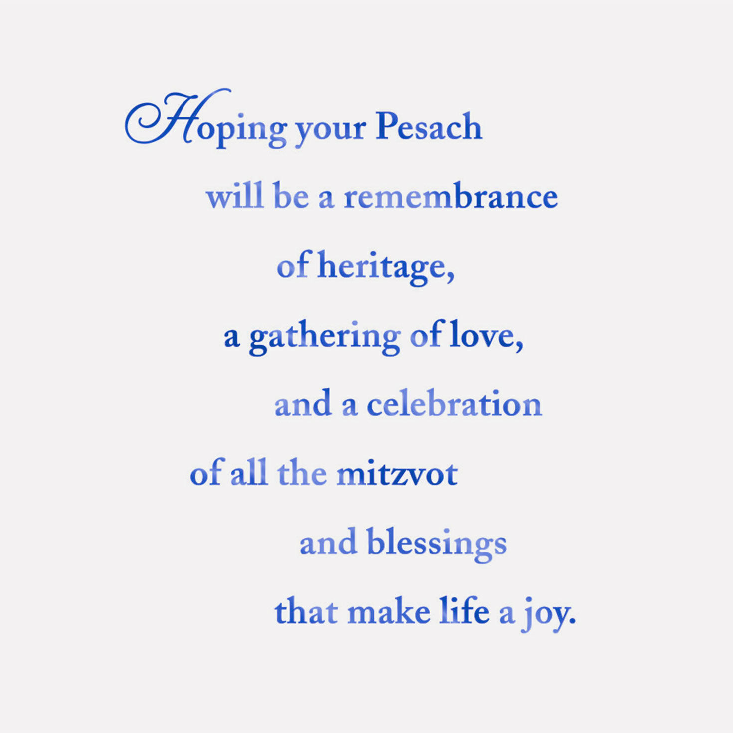 Heritage, Love and Blessings Passover Card, , large image number 2