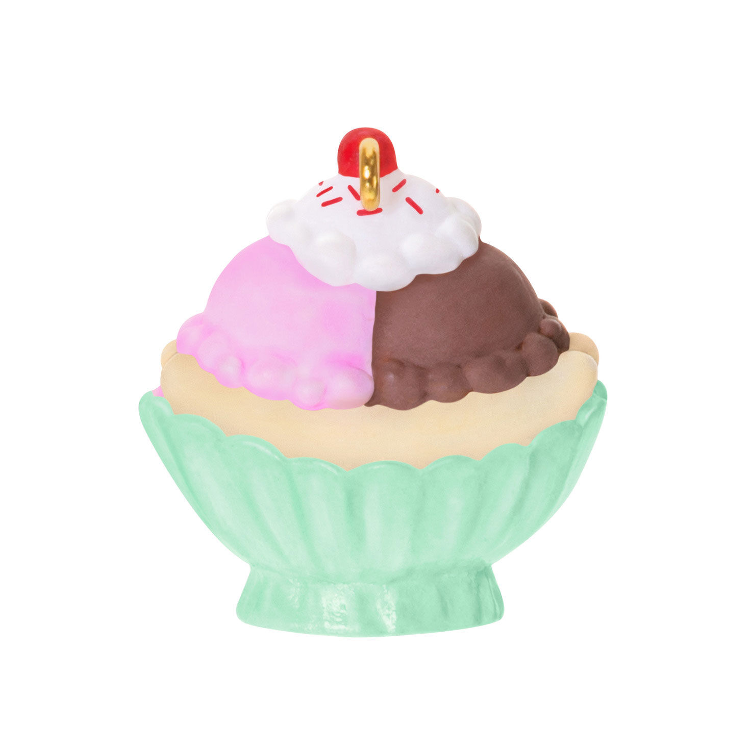 Ice Cream Banana Split Keepsake Ornament Back image number 6