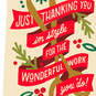 Wonderful Work You 'Do Christmas Card for Hair Stylist, , large image number 4