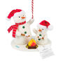 Snowmen Roasting Marshmallows Christmas Ornament  image number 7