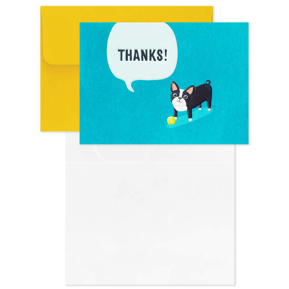 Dog With Tennis Ball Boxed Blank Thank-You Notes, Pack of 10, , large image number 3