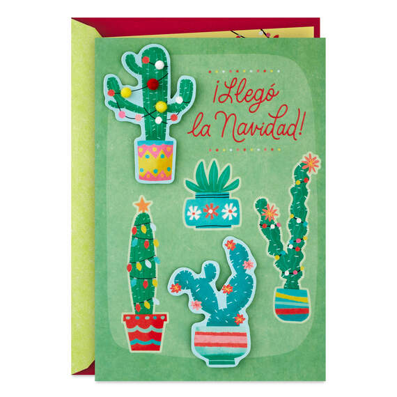 Love, Joy and Happiness Spanish-Language Christmas Card, , large image number 1