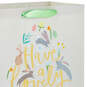 13" Bunnies and Flowers Large Easter Gift Bag, , large image number 5
