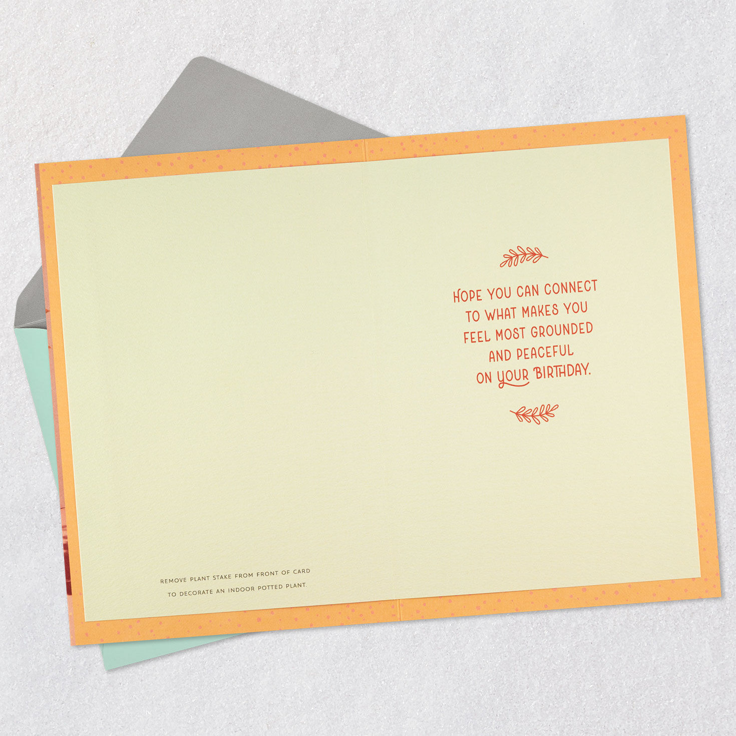 Keep Blooming Birthday Card With Plant Stake, , large image number 3