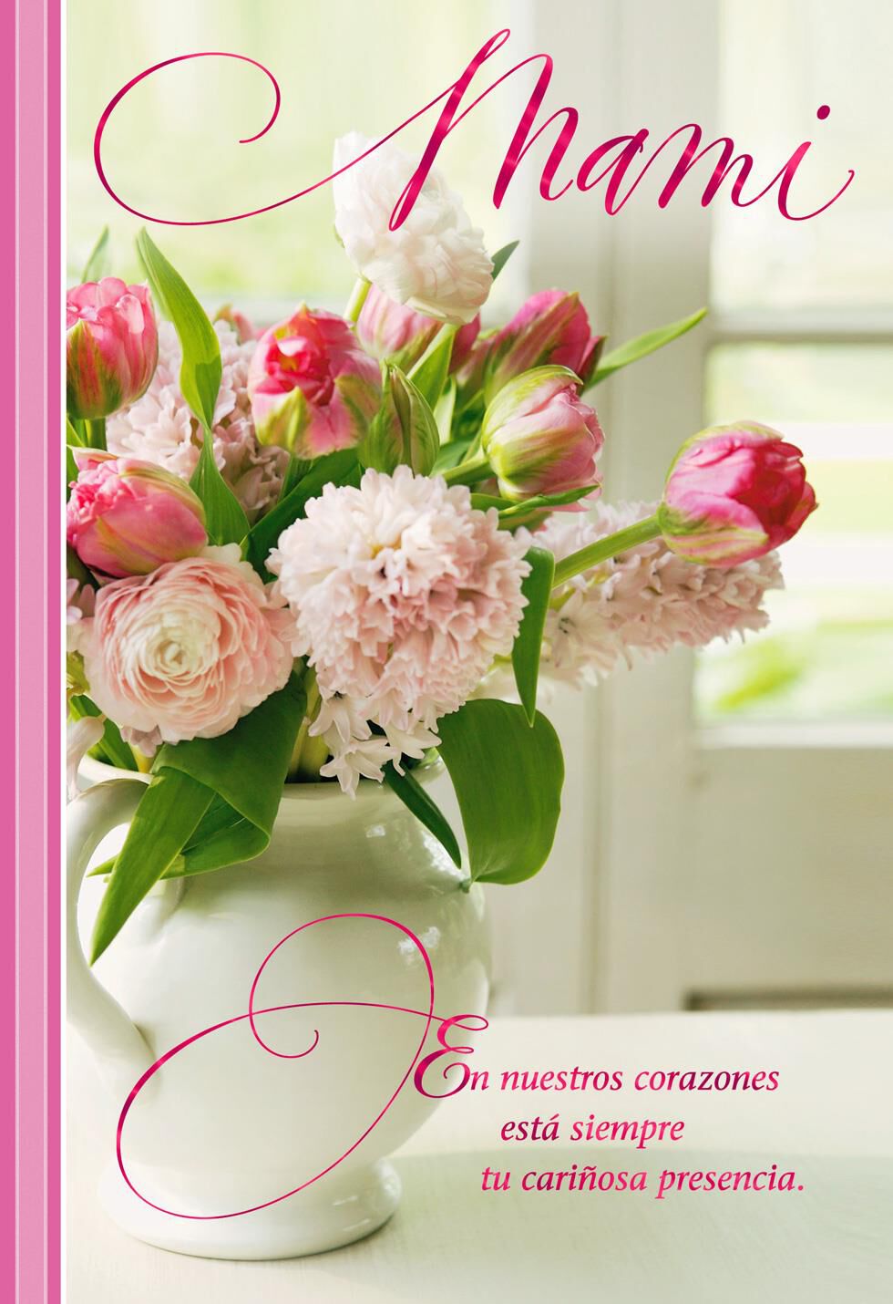 You Fill Our Hearts Spanish-Language Mom Birthday Card