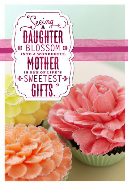Daughter with New Family Birthday Card