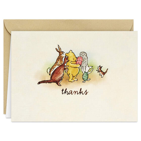 Disney Winnie the Pooh Watercolor Boxed Blank Thank-You Cards, Pack of 20, , large image number 2