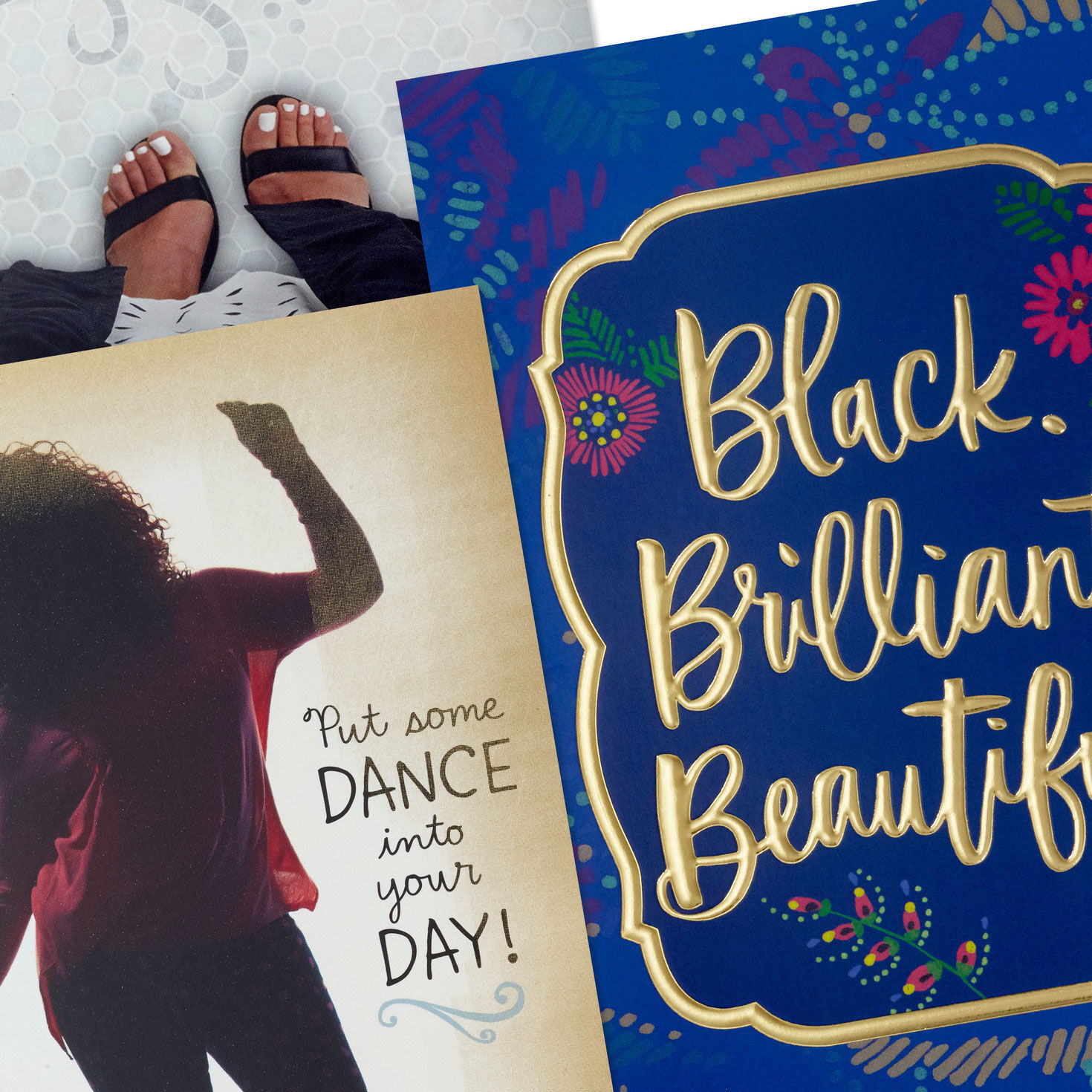 Black Love and Faith All-Occasion Cards Assortment Cover Details image number 3