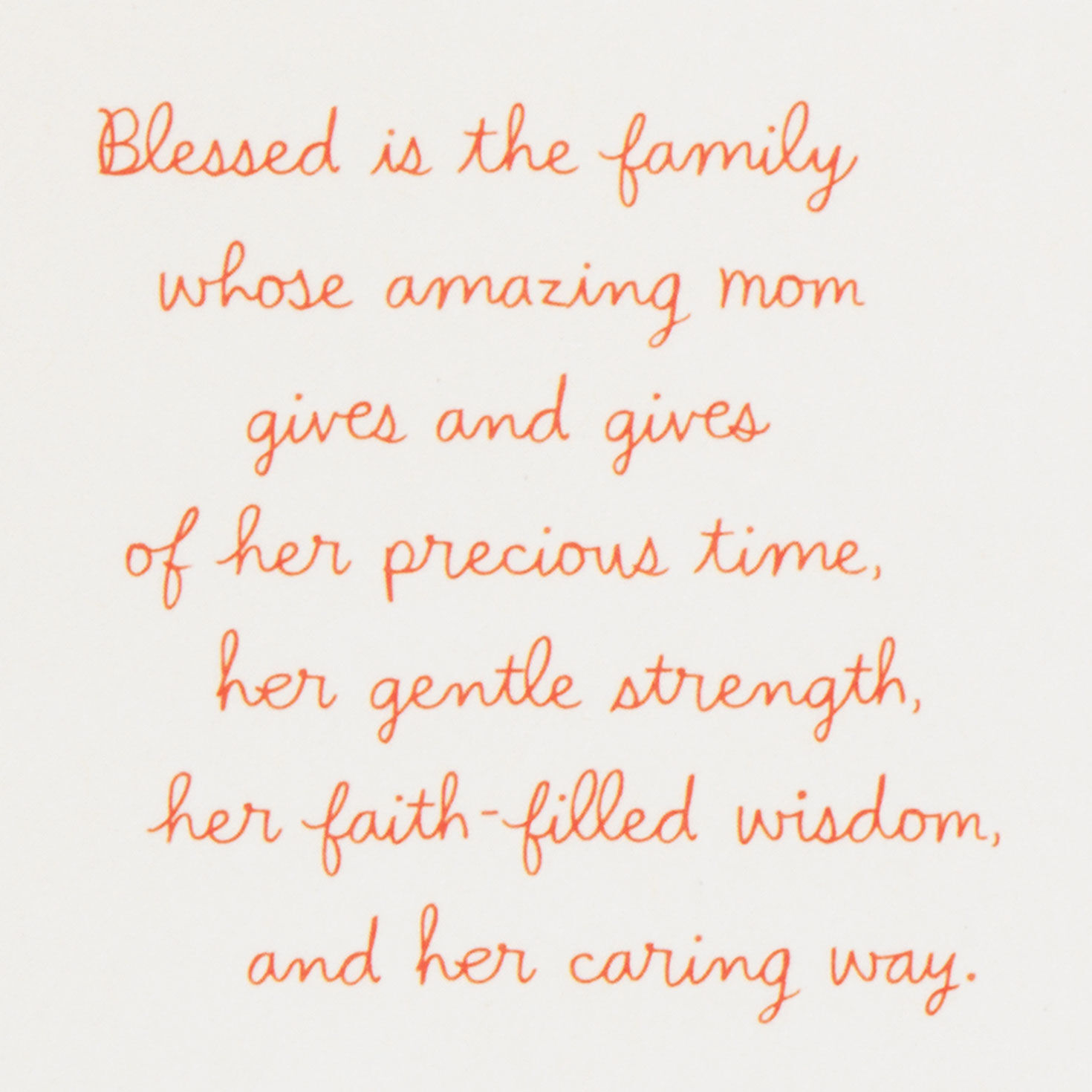 Flowers in Pot Religious Thanksgiving Card for Mom Sentiment image number 2