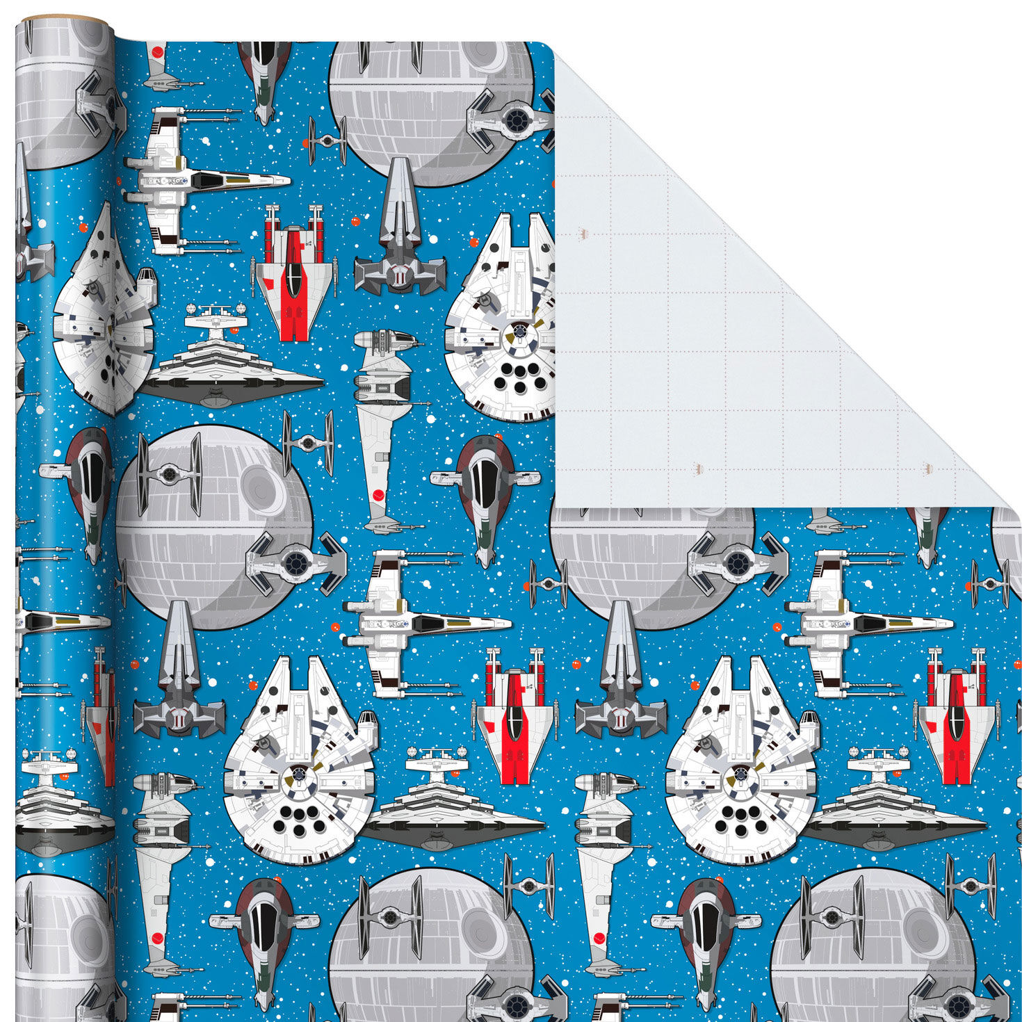 Star Wars 3-Pack Wrapping Paper Rolls Wrap Square image number 5