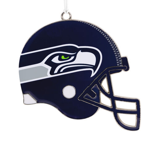 NFL Seattle Seahawks Football Helmet Metal Hallmark Ornament, 