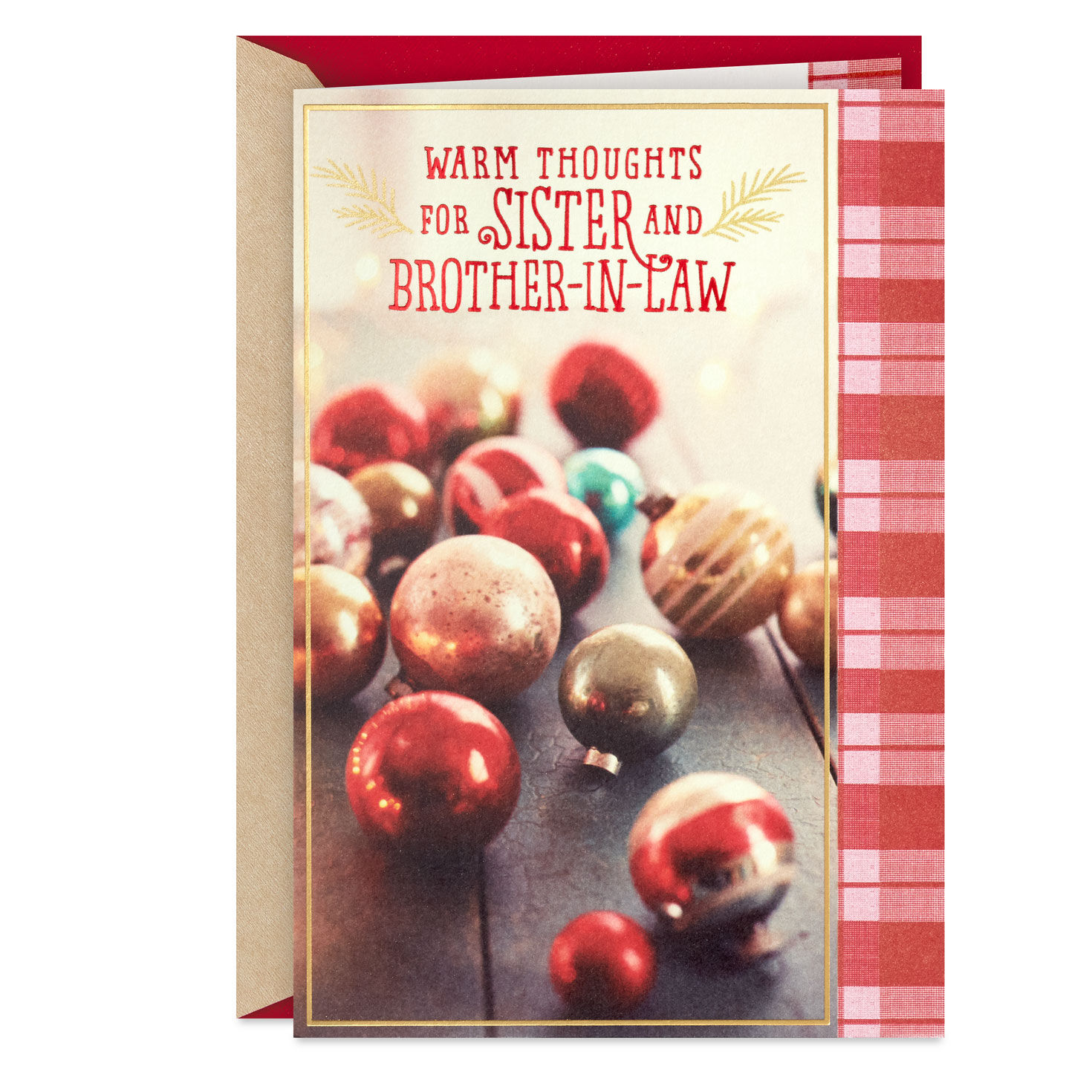 Sending You Extra Love Christmas Card for Sister and Brother-in-Law