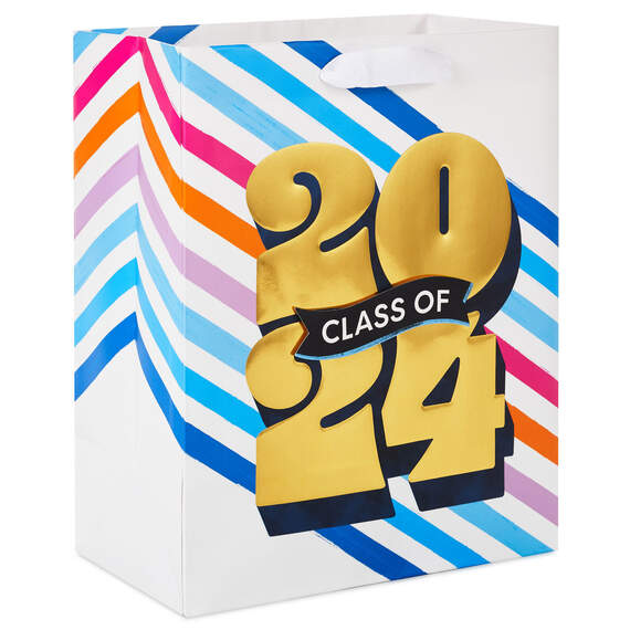 9.6" Class of 2024 Medium Graduation Gift Bag, , large image number 1