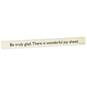 Be Truly Glad Scripture Wood Quote Sign, 23.5x2, , large image number 1