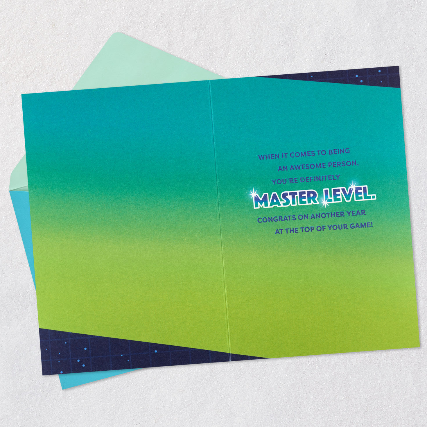 You're Master Level Awesome Birthday Card, , large image number 3