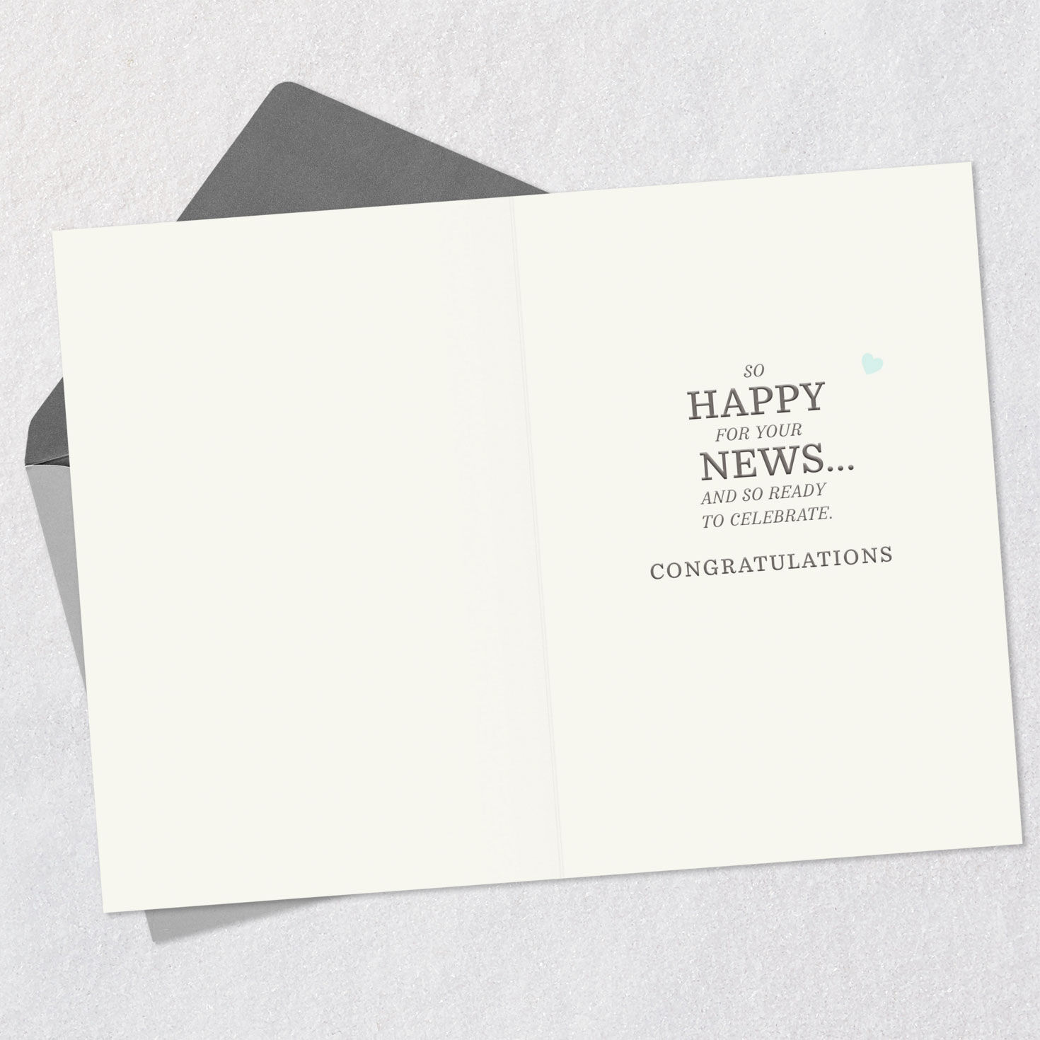 Newspaper Cartoon Wedding Card for Couple open card with envelope image number 3